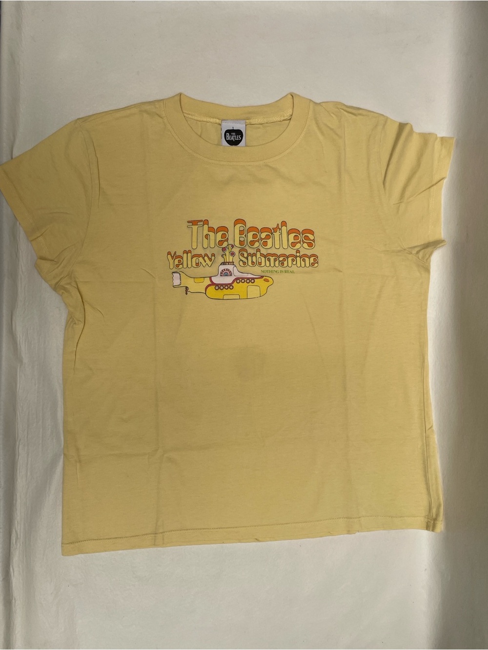 The Beatles Yellow Graphic Tee for teens - Pale Yellow